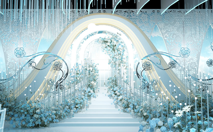 大英釡香烙馍村水晶厅效果展示